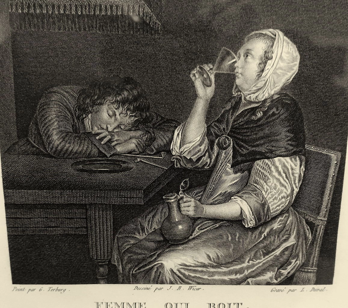 Jean - Baptiste Wicar, Donna che beve